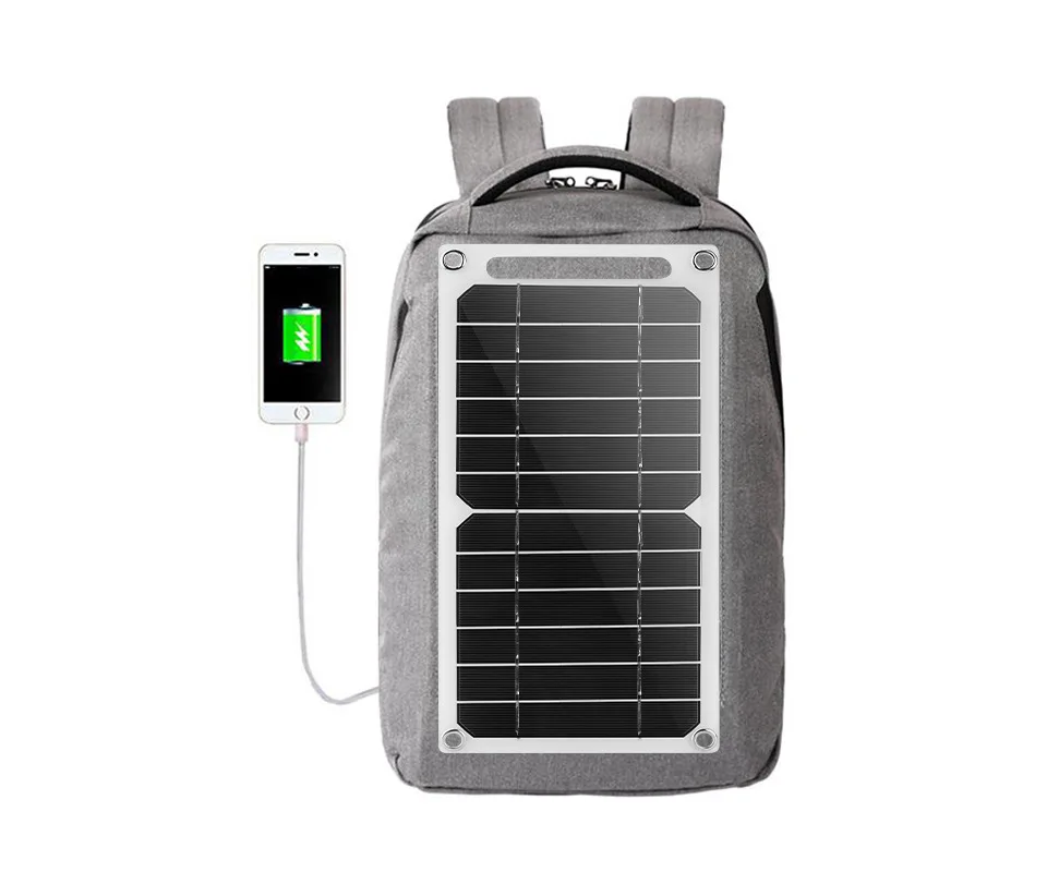 35W Waterproof Solar Panel with USB – Portable Charger for Outdoor Hiking, Camping, and Mobile Devices (6.8V)