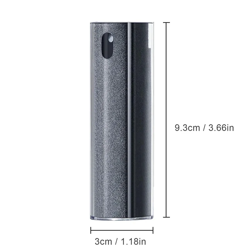 2-in-1 Portable Screen Cleaner Spray with Microfiber Wipe