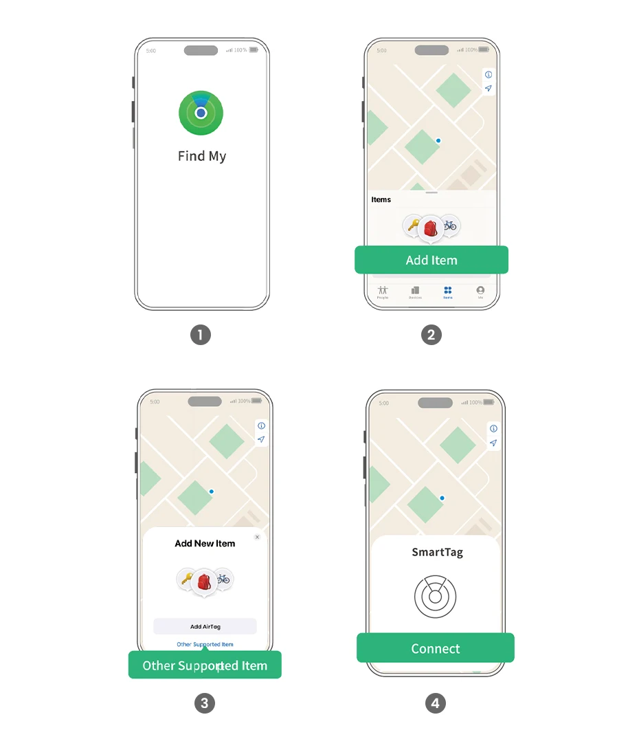 UGREEN SmartTrack Link – Apple Find My Bluetooth Tracker for Keys & Luggage