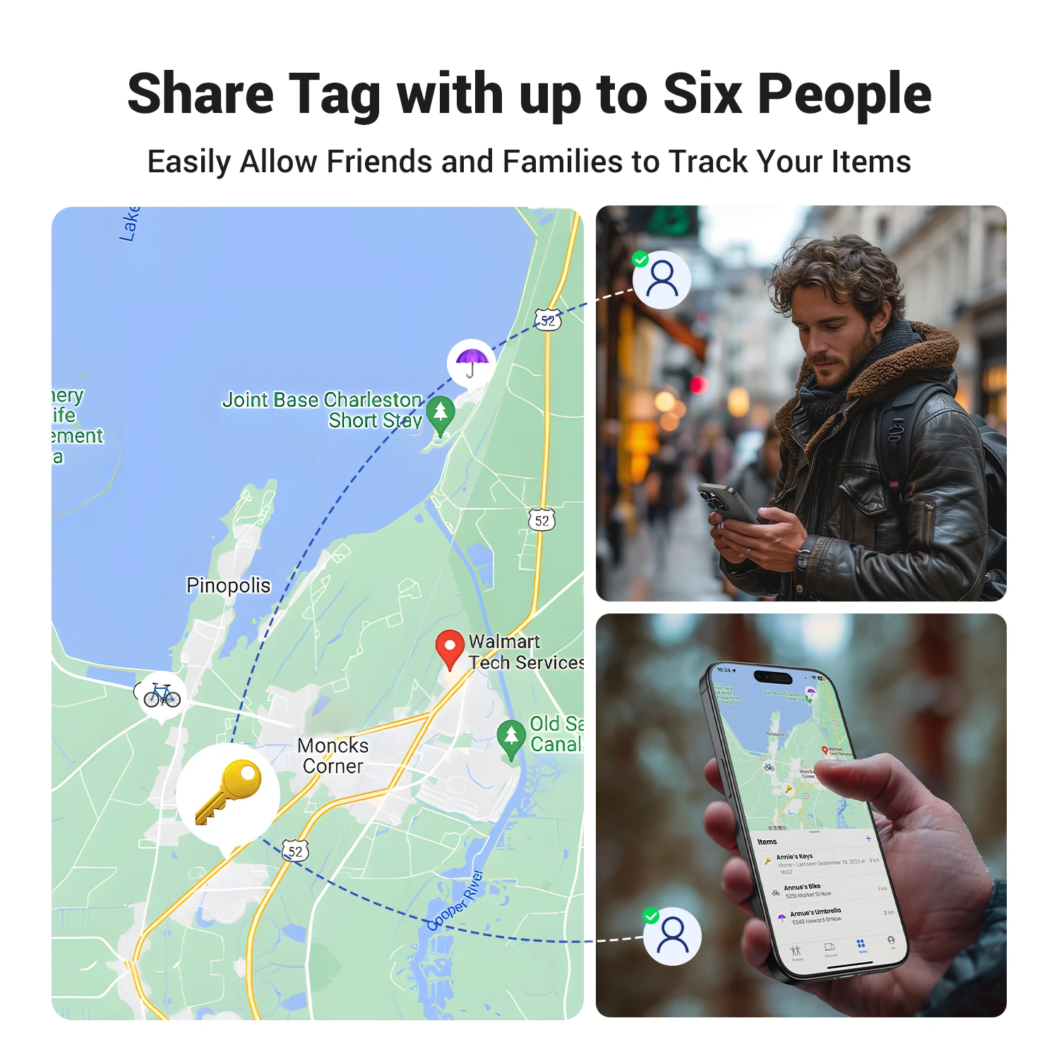 UGREEN SmartTrack Link – Apple Find My Bluetooth Tracker for Keys & Luggage
