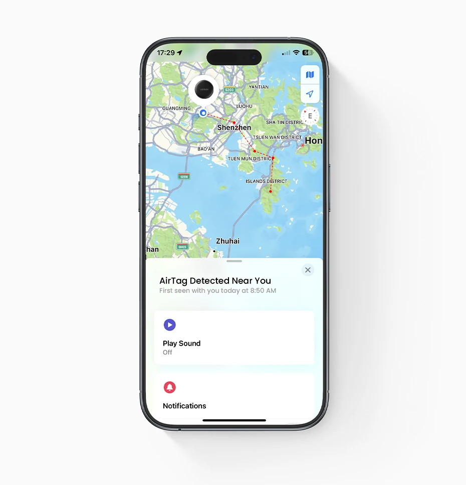 UGREEN SmartTrack Link – Apple Find My Bluetooth Tracker for Keys & Luggage